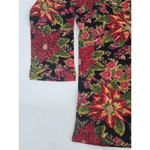The Vermont Country Store Red Floral Top Size Small VTG - Picture 12 of 16